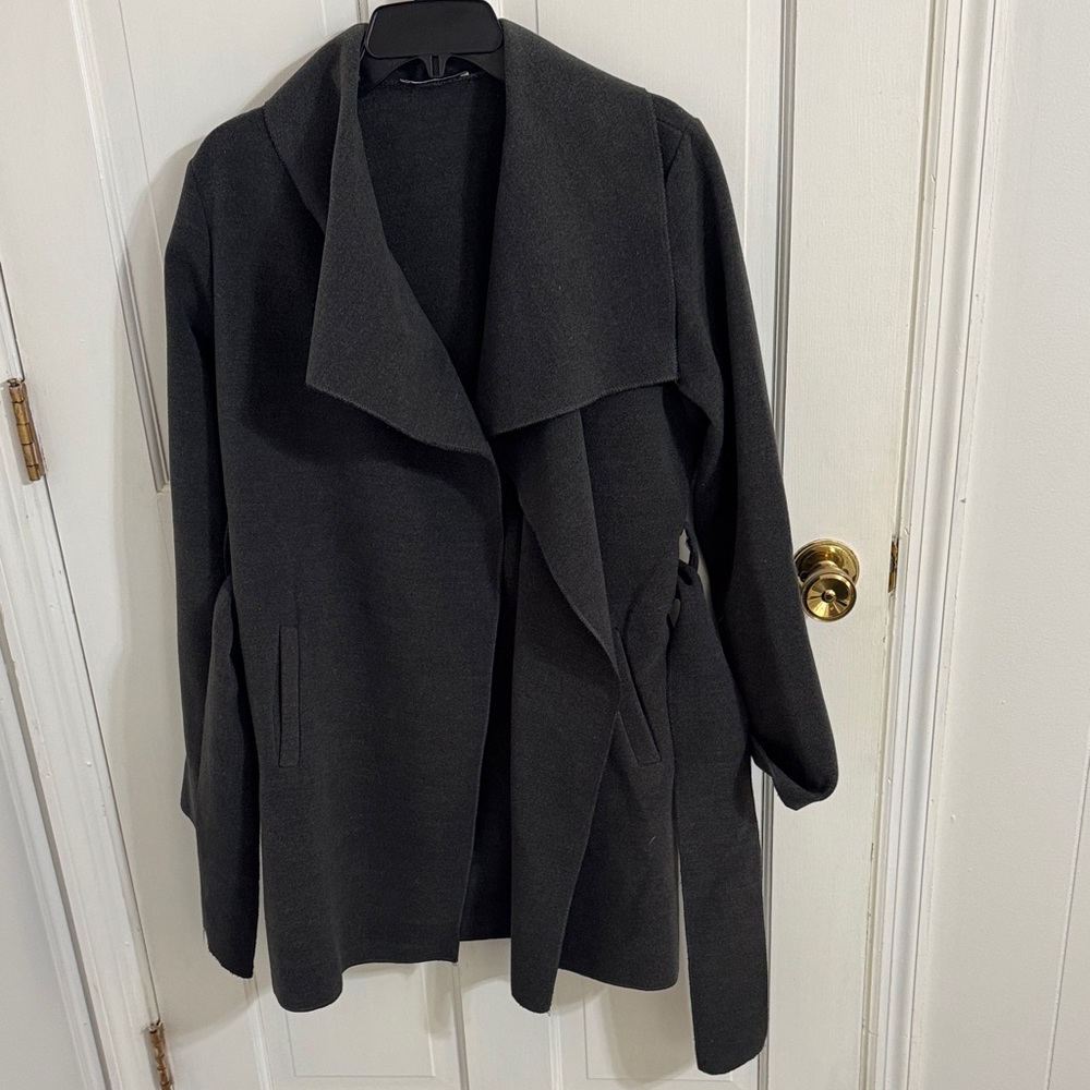 Women's Black Wool Coat